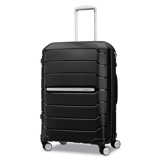 Samsonite® Freeform 24-Inch Hardside Spinner Checked Luggage in Black