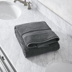 Turkish Cotton 800-Gram Slate Grey Bath Towel