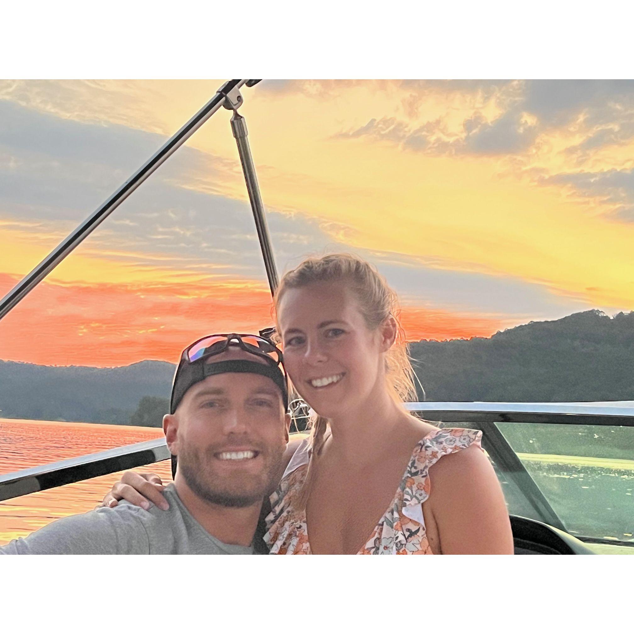One of those Alabama Sunsets the weekend he proposed