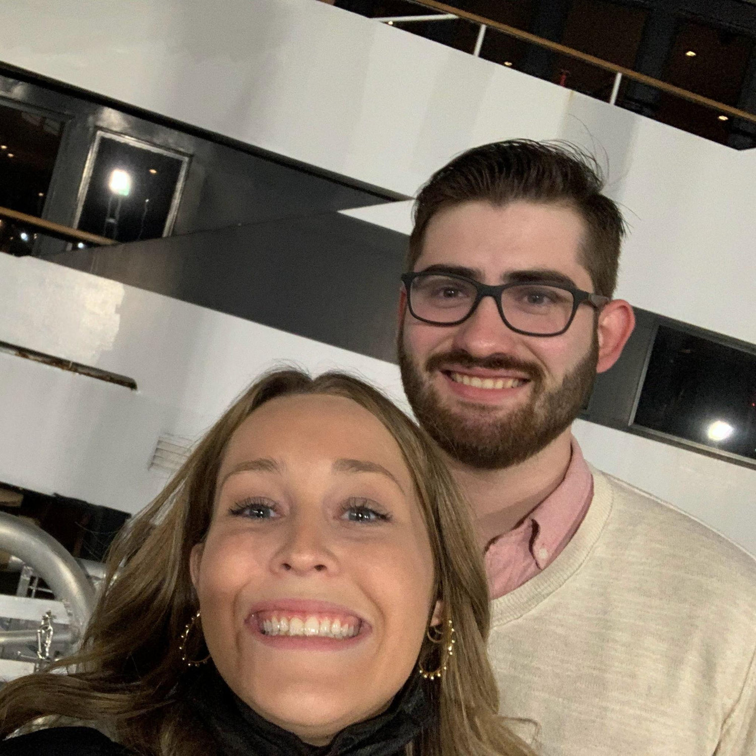 November 2021 - Celebrating our 2-year anniversary on a Boston dinner cruise