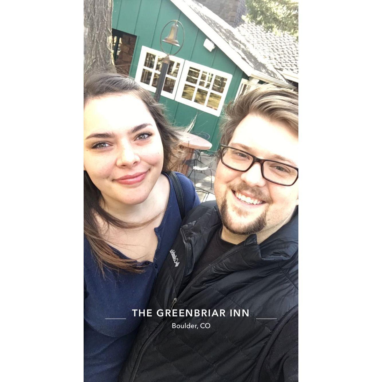 The Greenbriar Inn brunch buffet