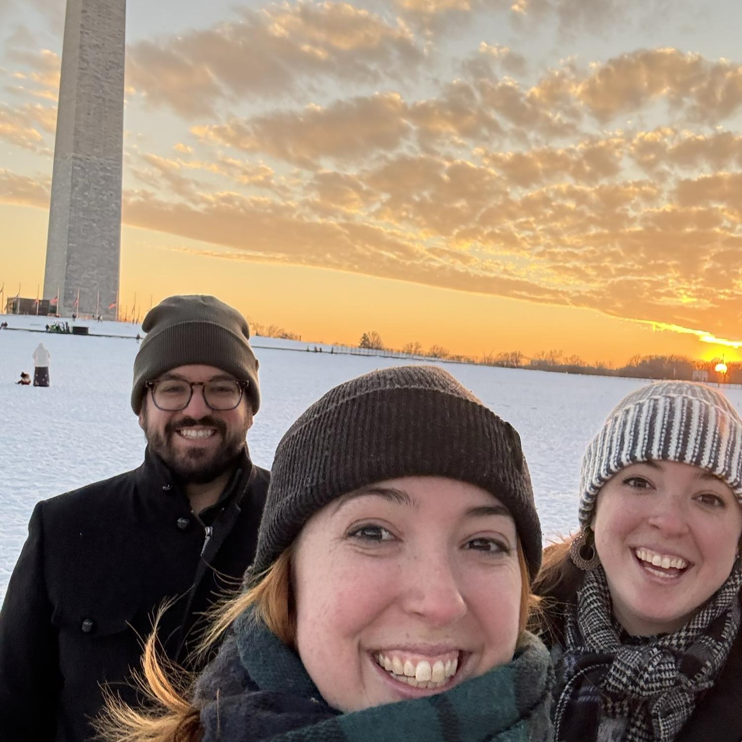 Steven's first time in Washington D.C. to visit Shannon
