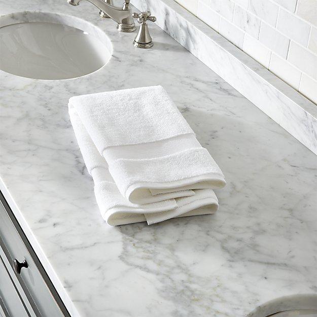 Turkish Cotton White Hand Towel