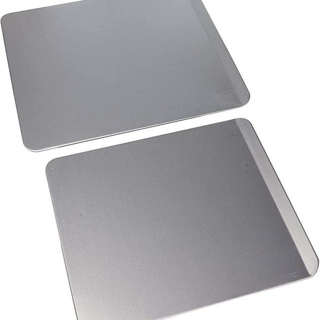 G & S Metal Products Company OvenStuff Nonstick Cookie Slider Baking Sheets, Set of 2, Gray
