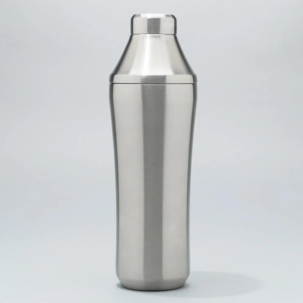 Elevated Craft Hybrid Cocktail Shaker - Premium Vacuum Insulated Stainless Steel Cocktail Shaker - Innovative Measuring System - Martini Shaker for the Home Bartender - 28oz Total Volume