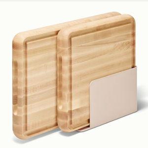 Caraway Prep & Serve Butcher Block Set - Maple