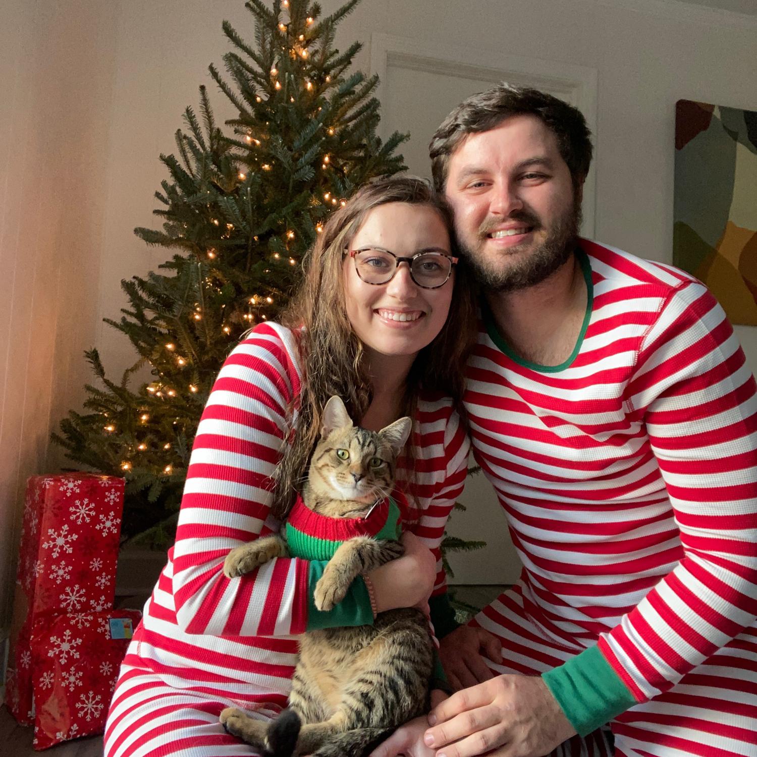 Our first Christmas in our new home, and we became cat parents to Beans!