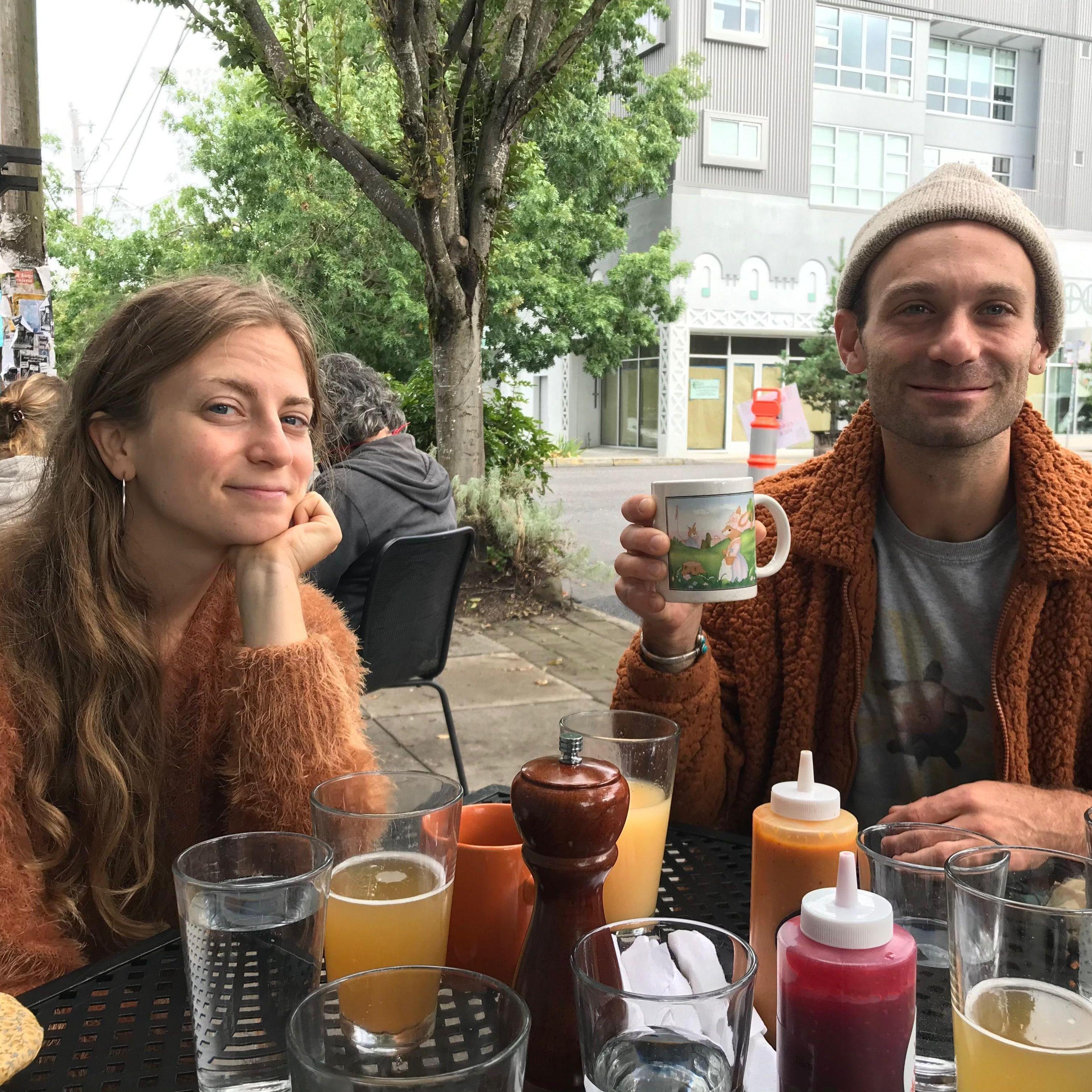 Fall 2020 at a neighborhood brunch spot.