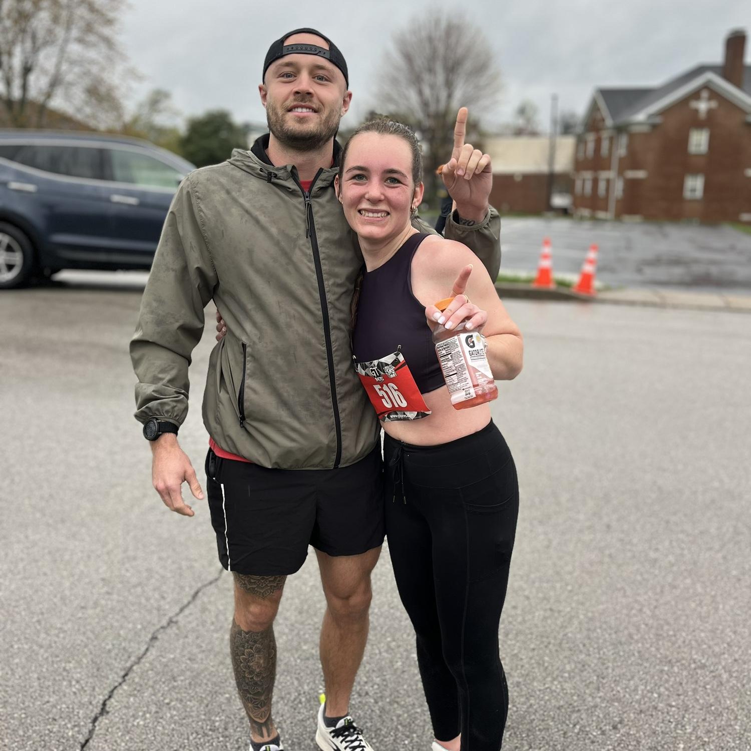 Sophia‘s first 10k in Kentucky!
Austin was my support crew!