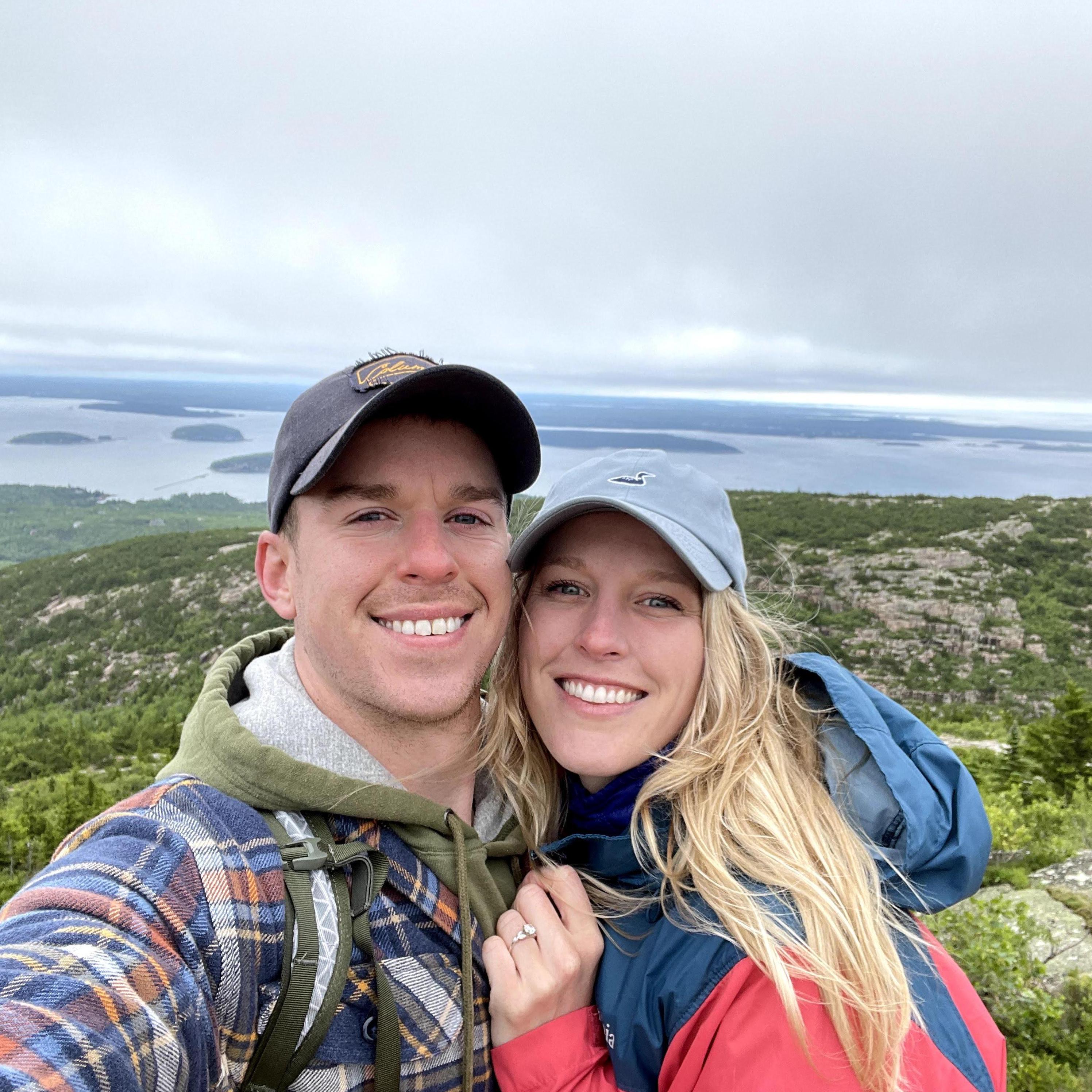 Kicked off a lifetime together the only way we know how - over good food, great beers, and enjoying the great outdoors together.