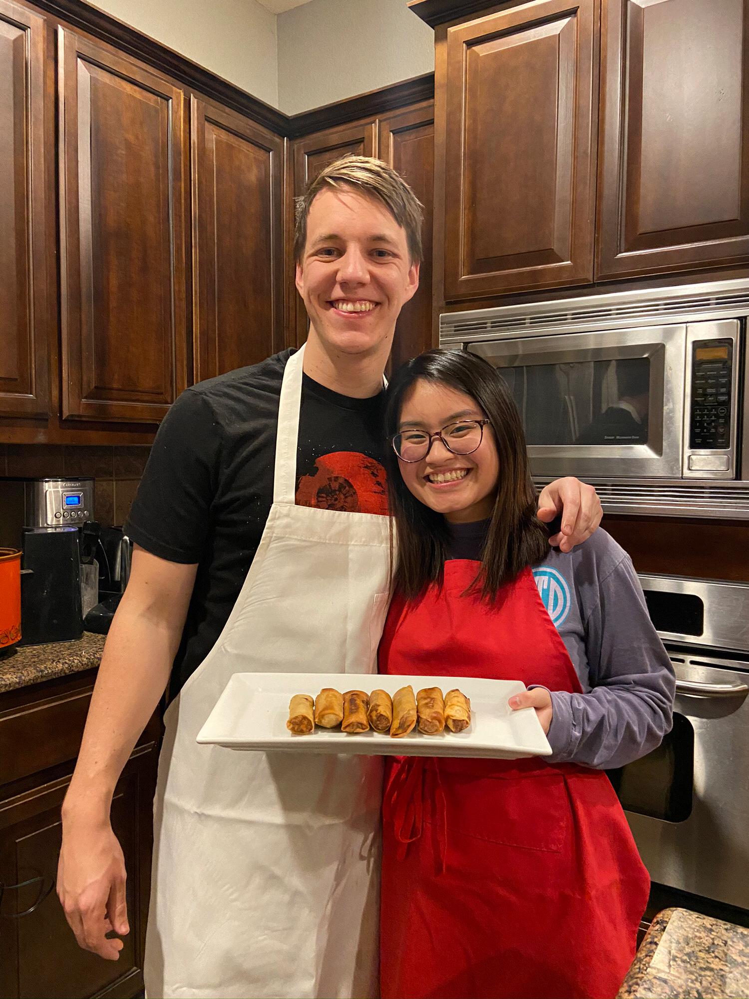 Making more lumpia!