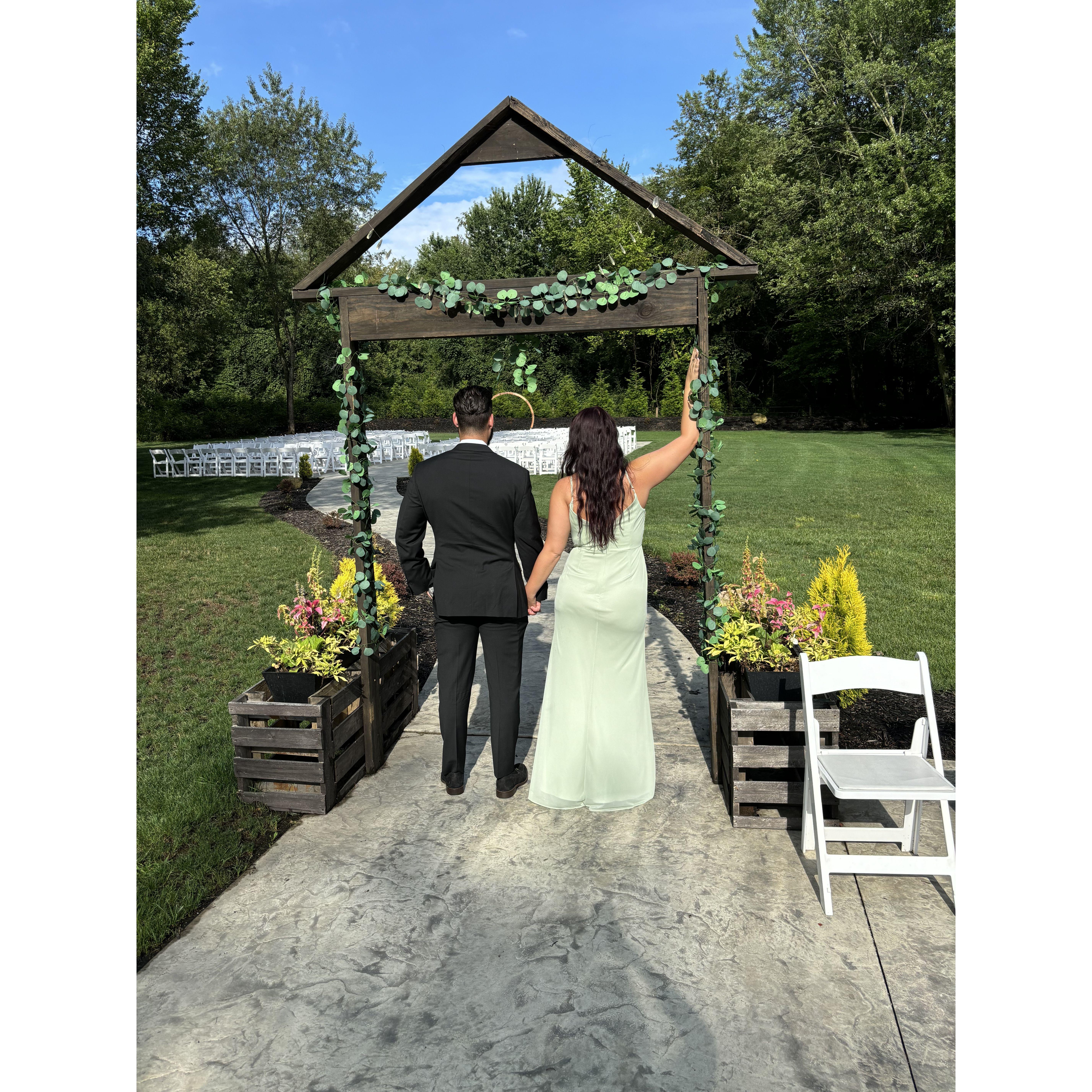 One of the many weddings we've attended