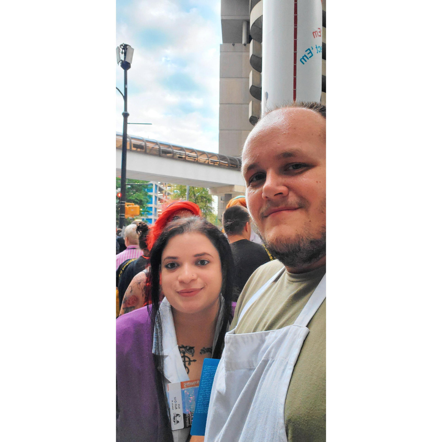 First time at Dragon Con (Couple Cosplay), Atlanta, GA, August 31, 2019.