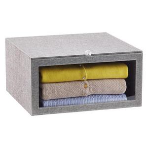 Grey Drop-Front Sweater Box