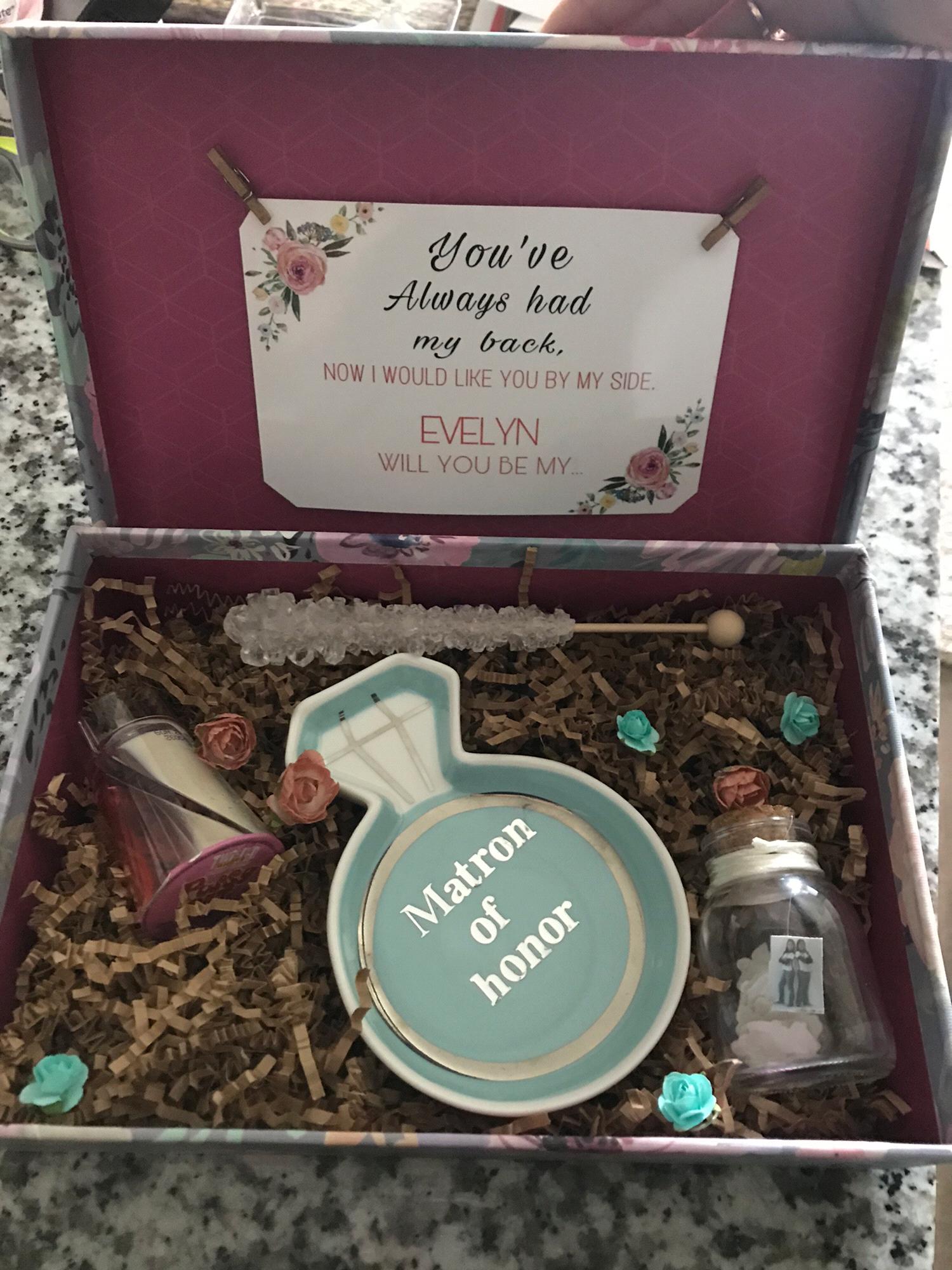 The proposal boxes to my loves!