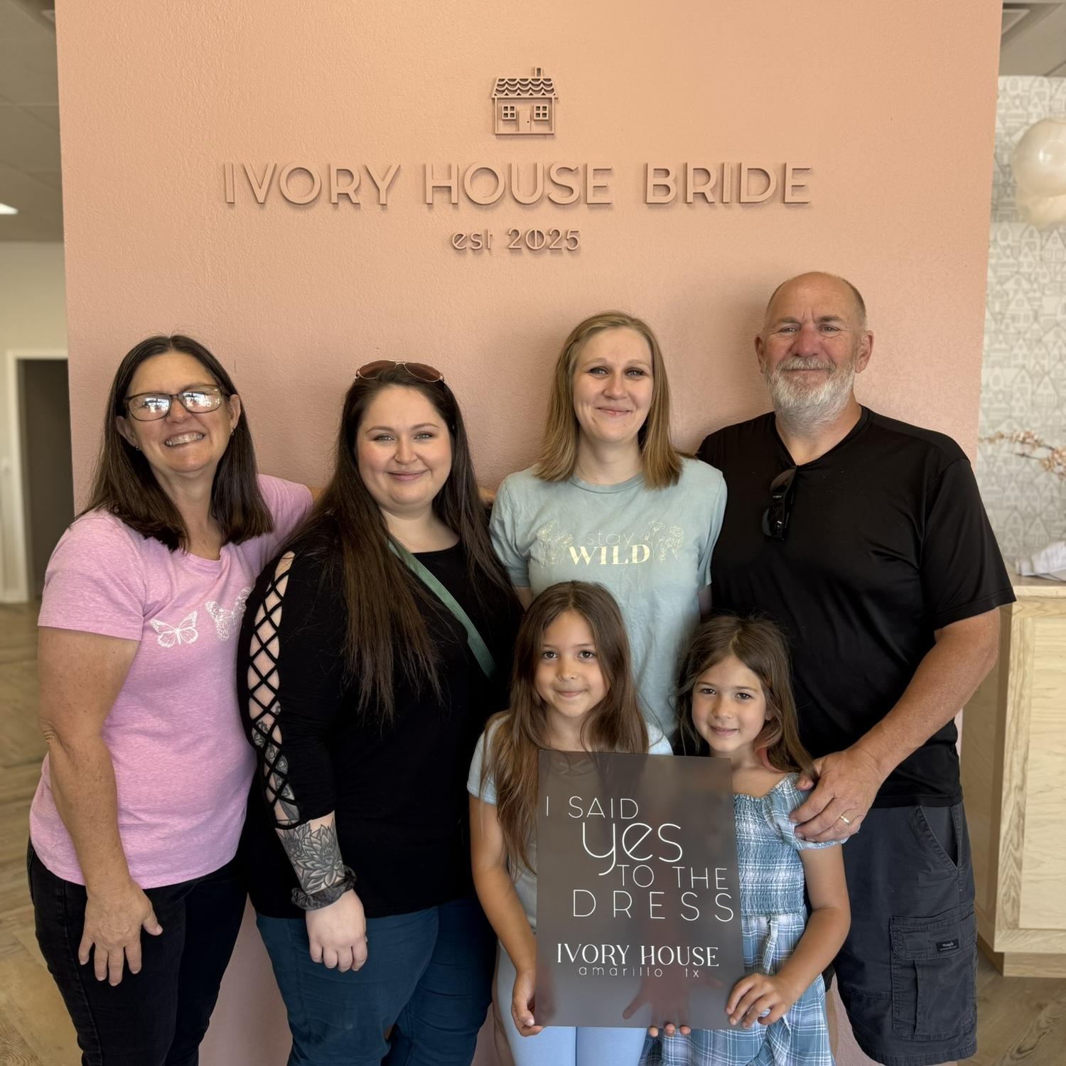 Melissa said yes to the dress!