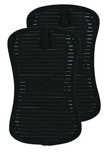 All-Clad Textiles PAC2SPH14 Pot Holder, 2 Pack, Black