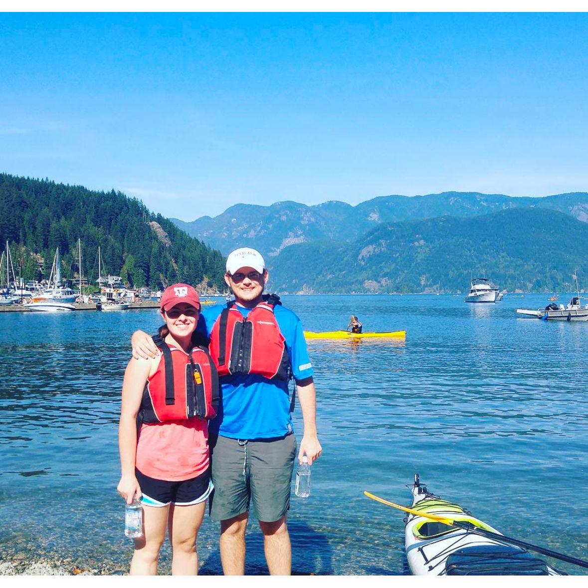 Kayaking in Vancouver. 2016.
