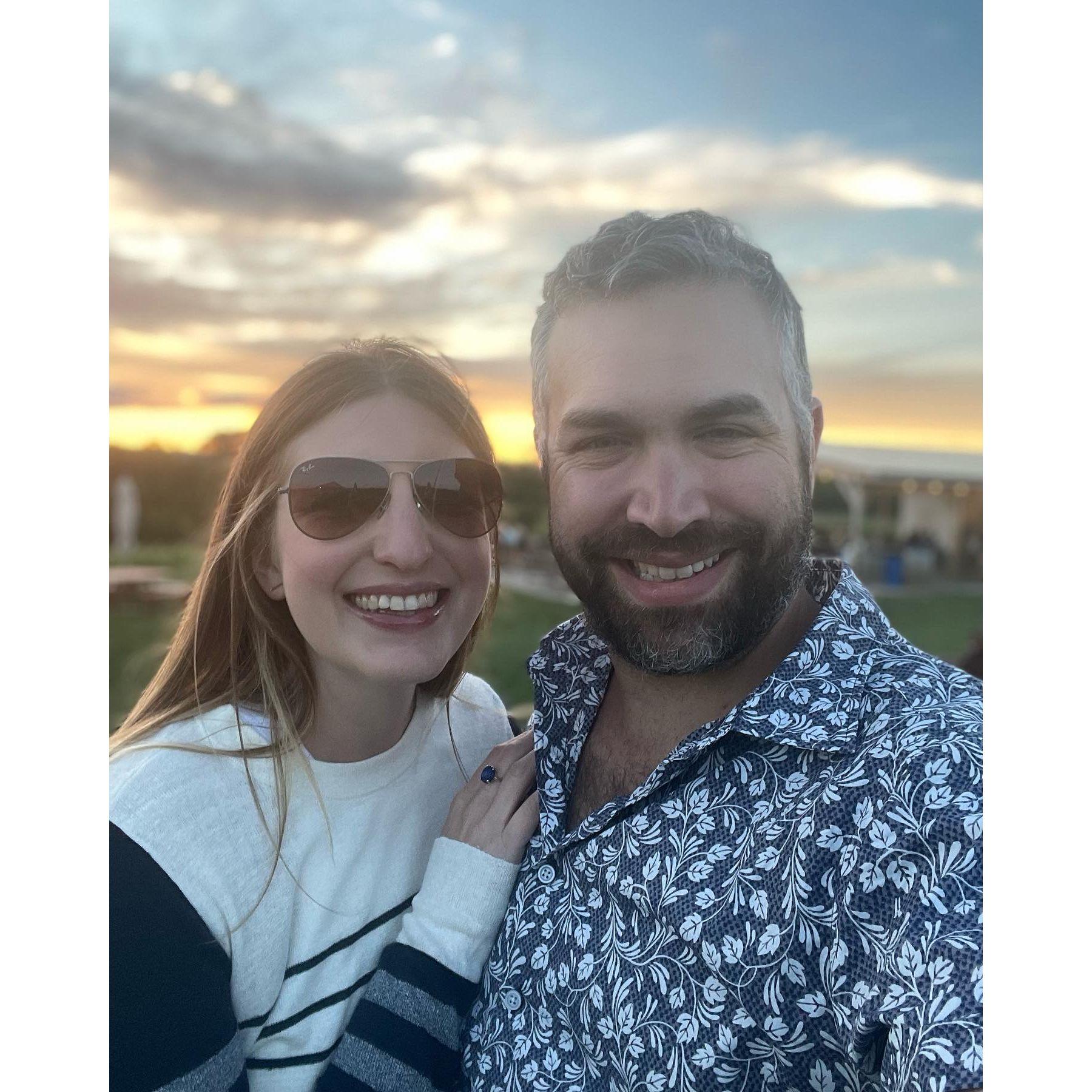 summer nights at Windridge Vineyards