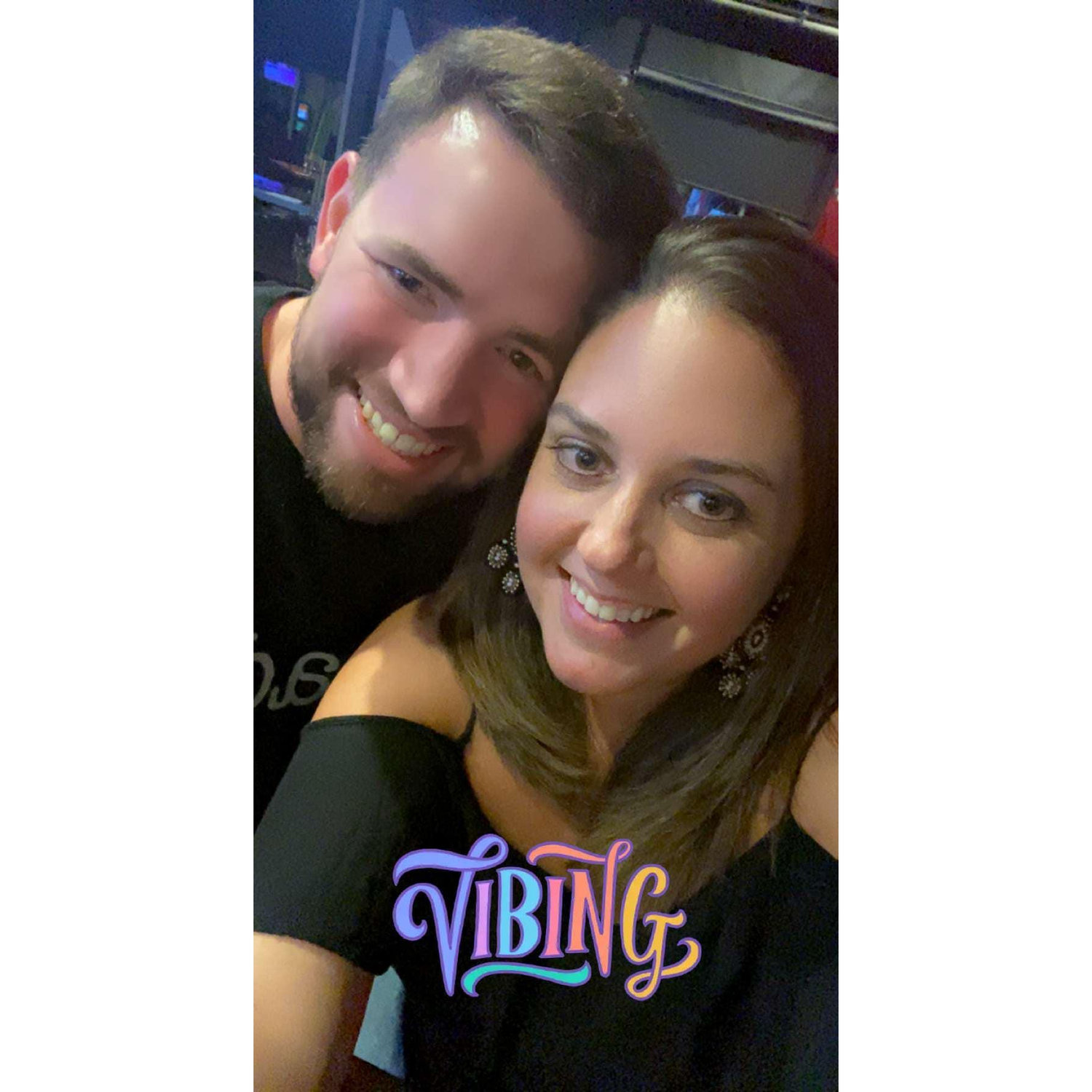 Our first date!! And first picture together.