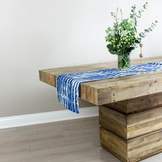 Shibori Clouds Table Runner