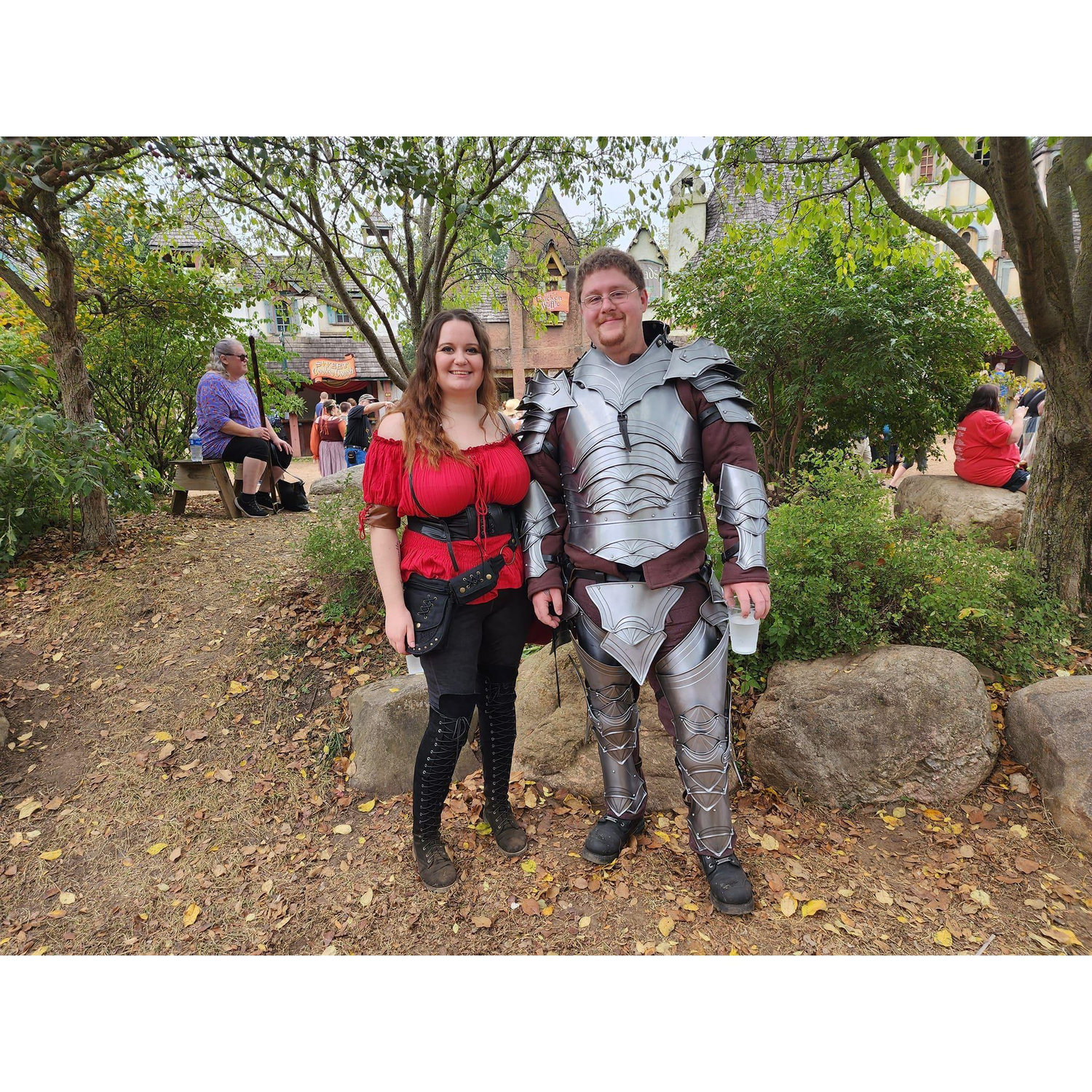 Avery & Brad at the Minnesota Ren Fair.
