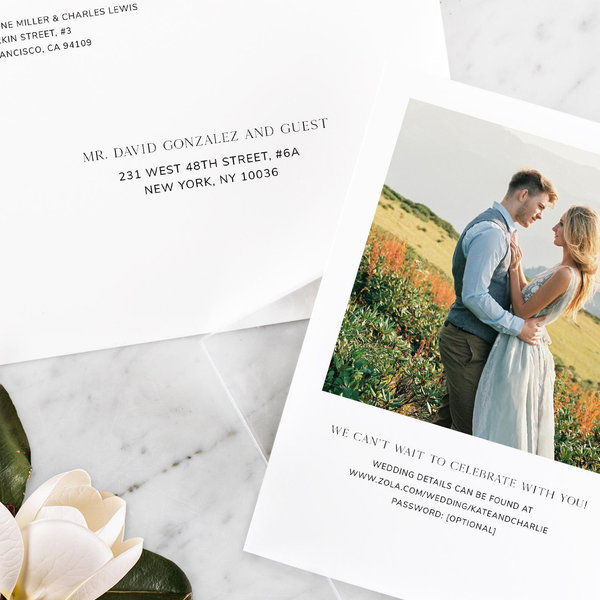 Brockway Classic | Ivory | Zola Wedding Invitations