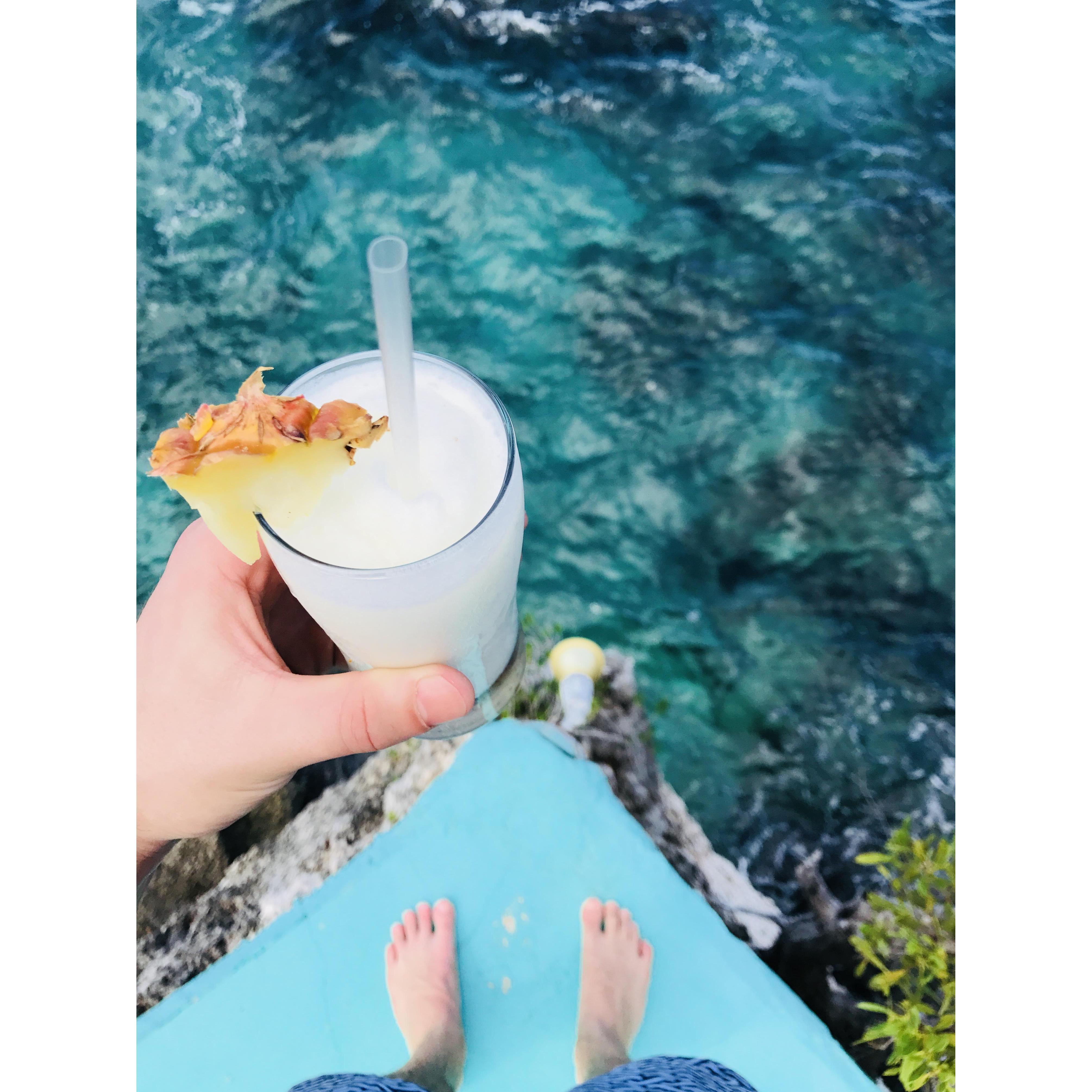 Piña colada in Negril!