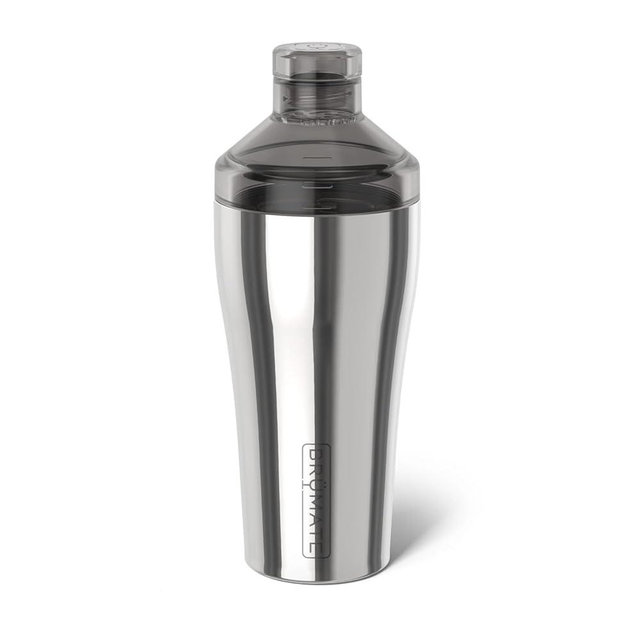 BrüMate Cocktail Shaker 22oz Insulated Stainless Steel Shaker - 100% Leakproof - No Condensation (Polished Stainless)