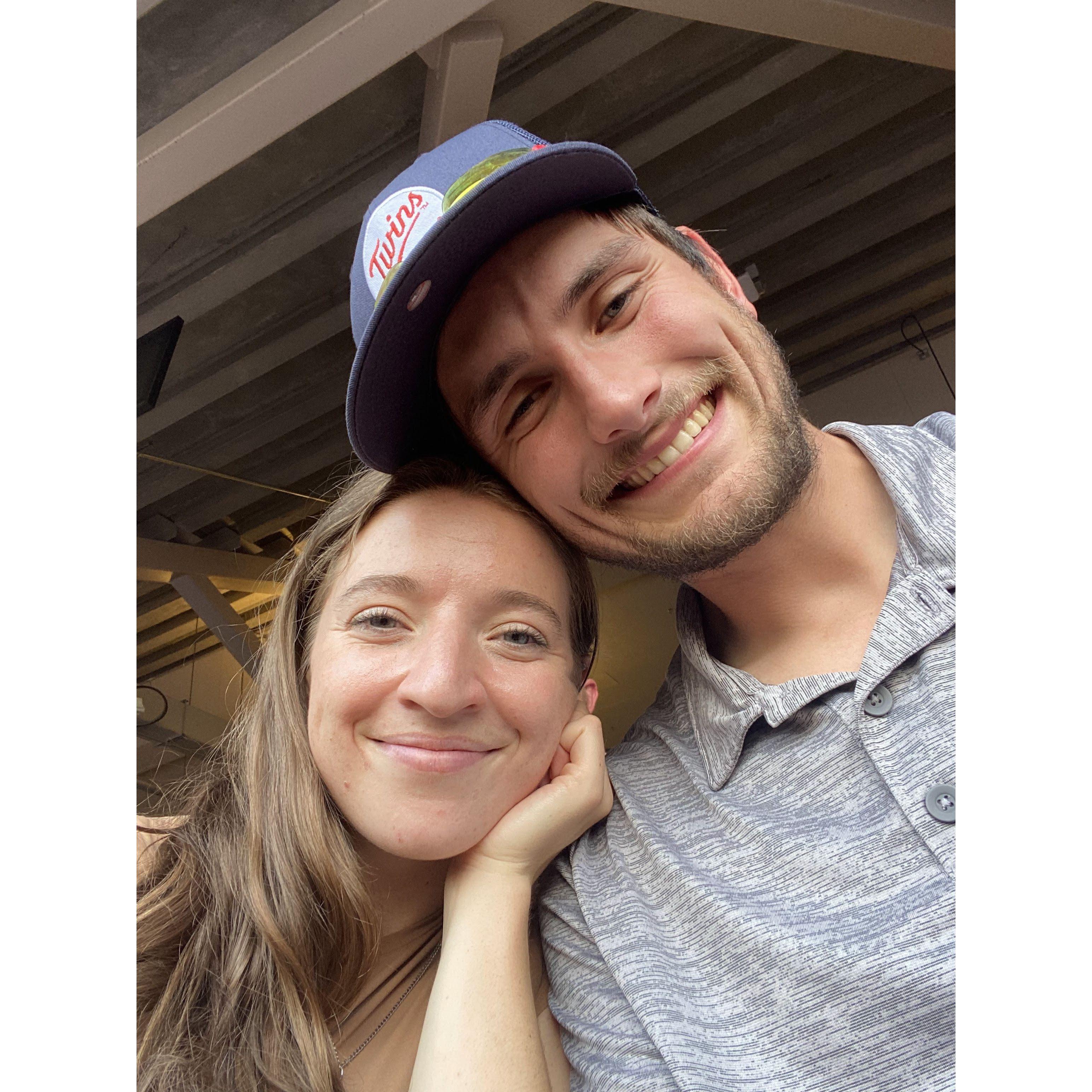 Twins game - we won!