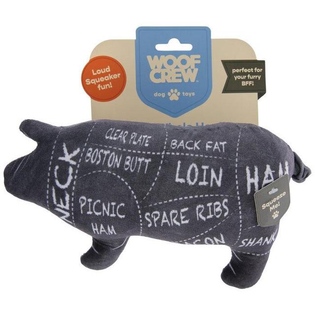 The Whole Hog Squeaking Dog Toy