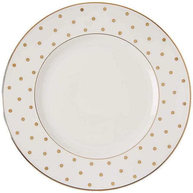 Kate Spade Larabee Road Gold Dinner Plate, 1.35 LB, Metallic
