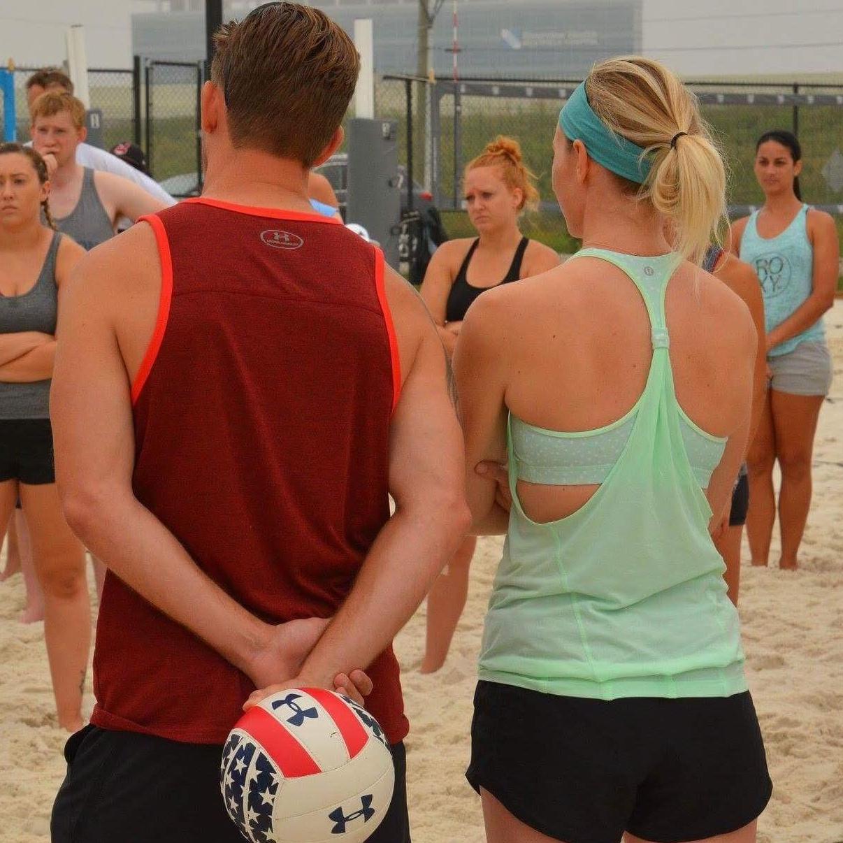 Volleyball, probably our favorite activity to do together :)