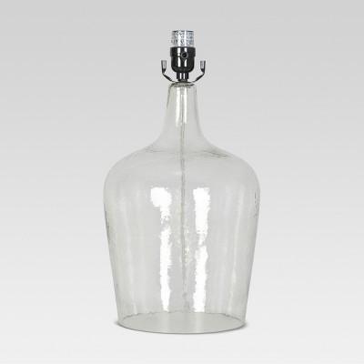 Artisan Glass Jug Large Lamp Base Clear Includes Energy Efficient Light Bulb - Threshold&#8482;