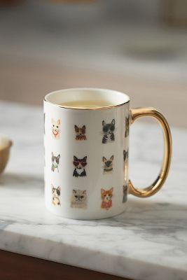 Rifle Paper Co. Porcelain Cool Cats Mug