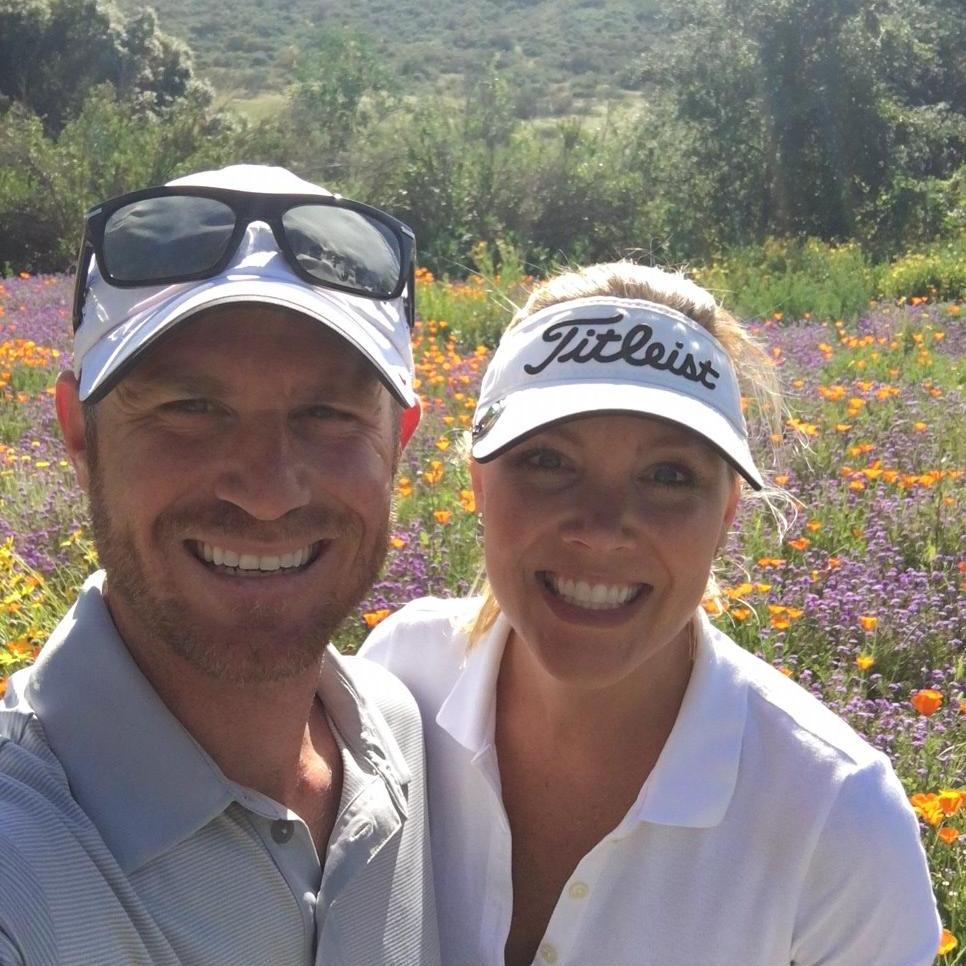 Golfing in San Diego.