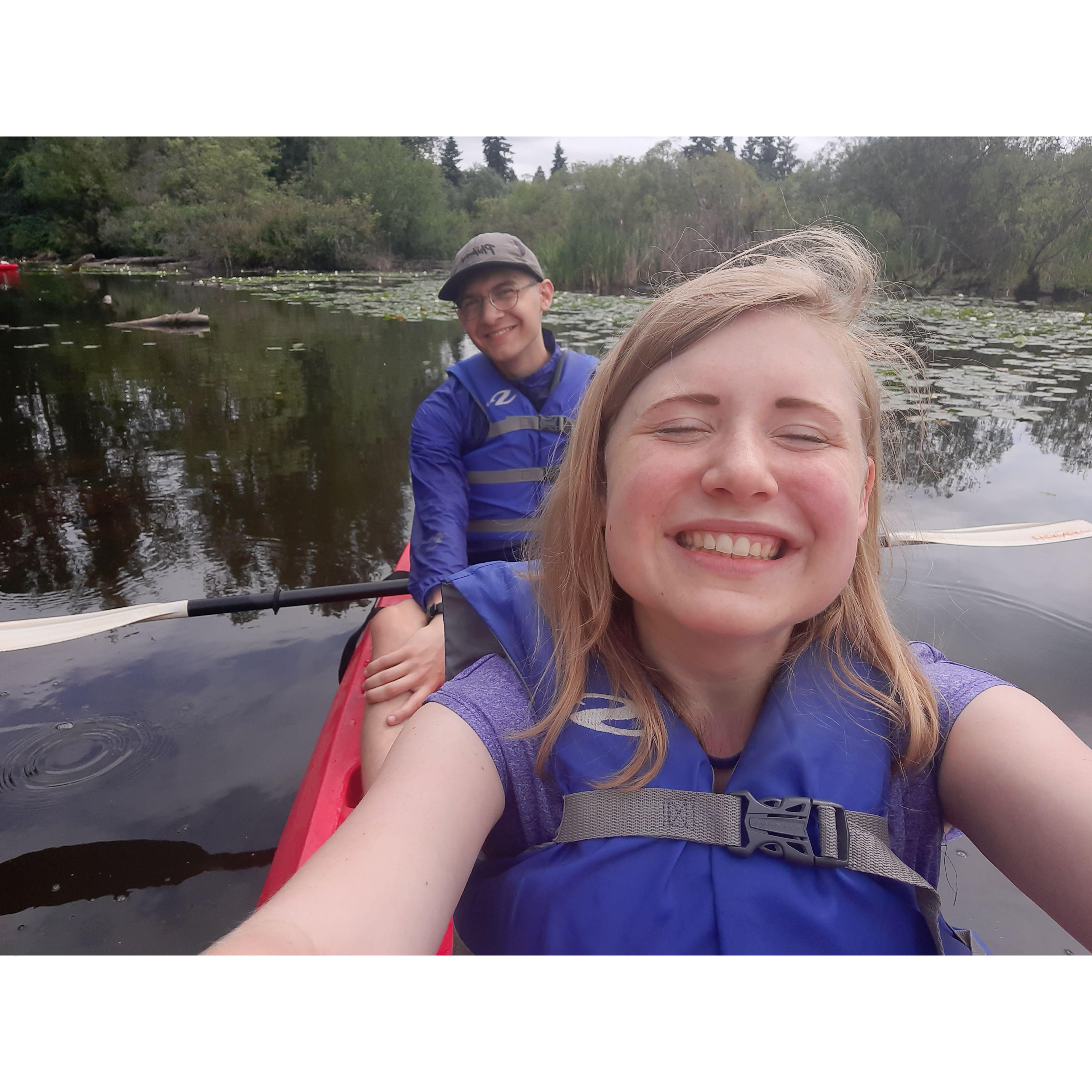 Kayaking Double-Date w/ EmG and Josh