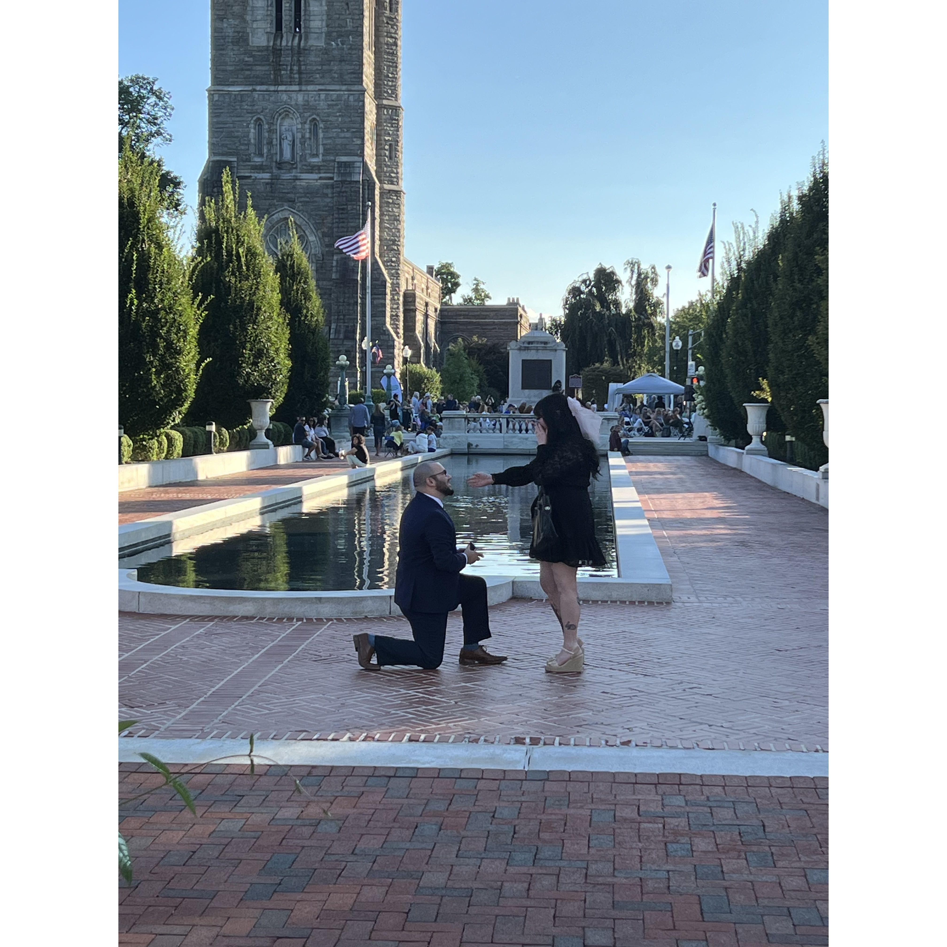 Our engagement (August 21st, 2024- also Gabi's birthday!)