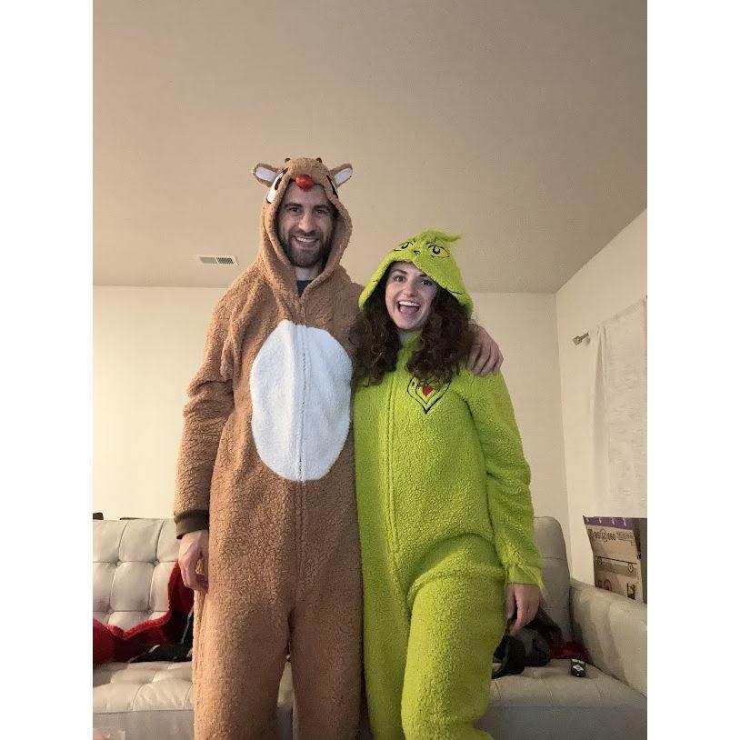 Silly costumes for Christmas.