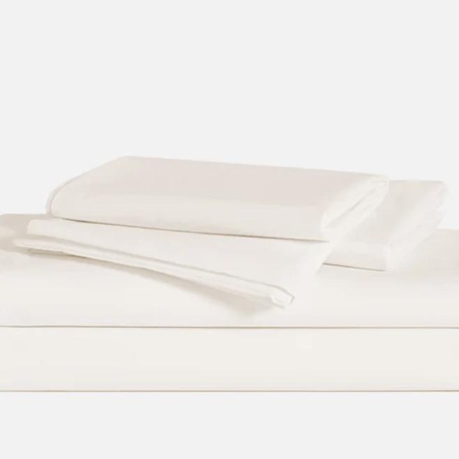 Classic Percale Core Sheet Set-Cream