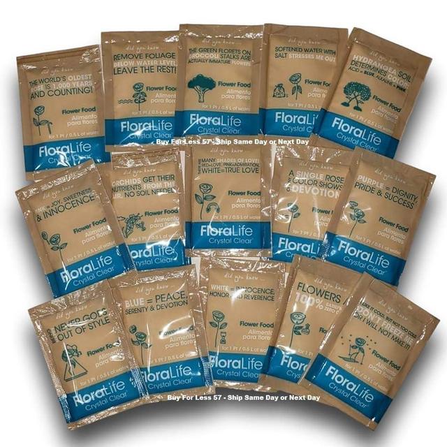 Floralife Flower Food 300, 5gm pkg 50