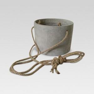 7.5" Concrete Hanging Planter - Gray - Project 62™