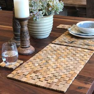 Recycled Teak Placemat Set
