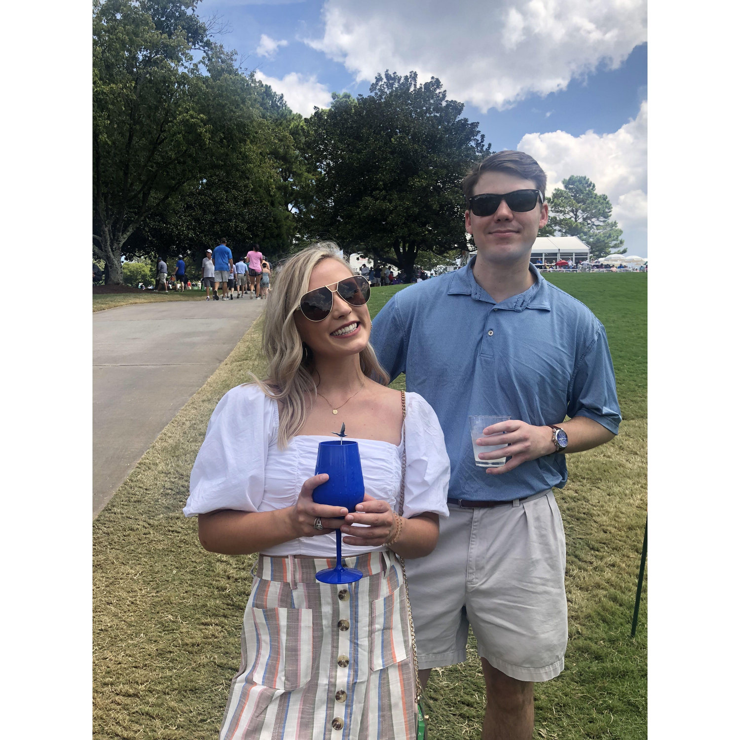 August 2019: PGA Tour Championship at East Lake with the Clinton's