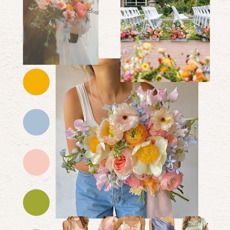 Wedding Dress Code Inspo - Recommended color theme