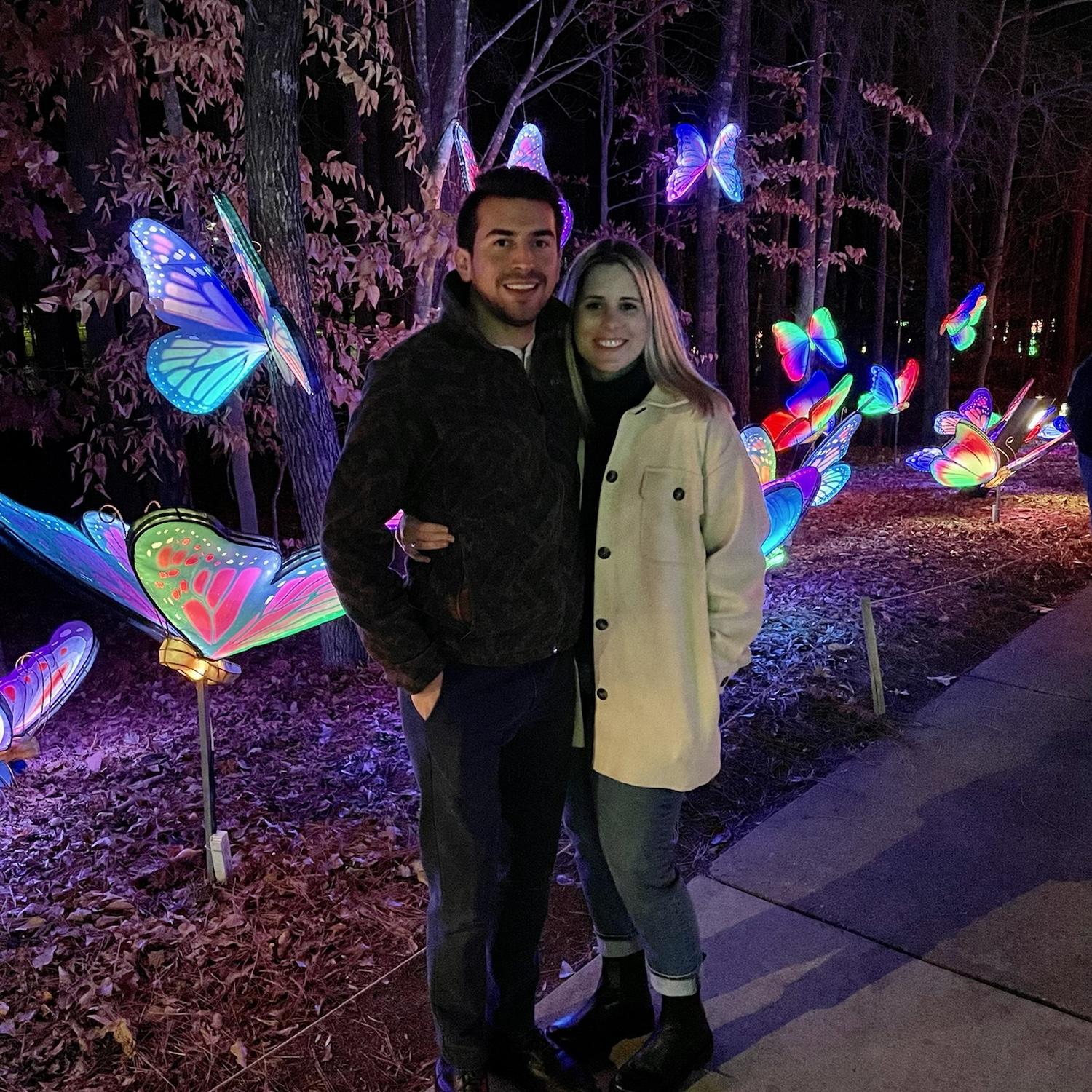 Our first photo together!