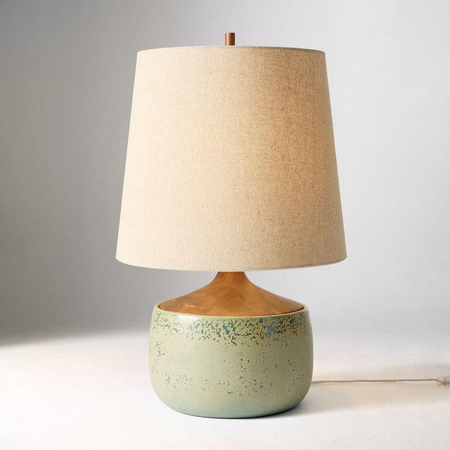 Bingley Table Lamp, 22in, Green