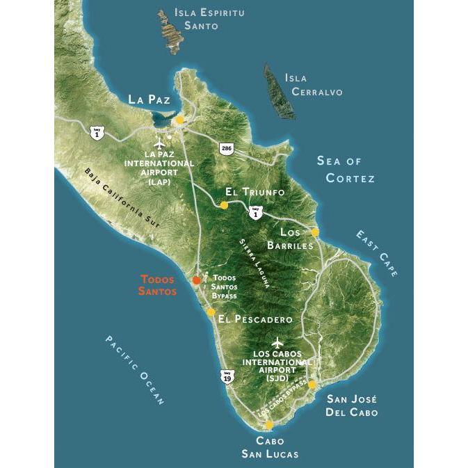 Map of the zone