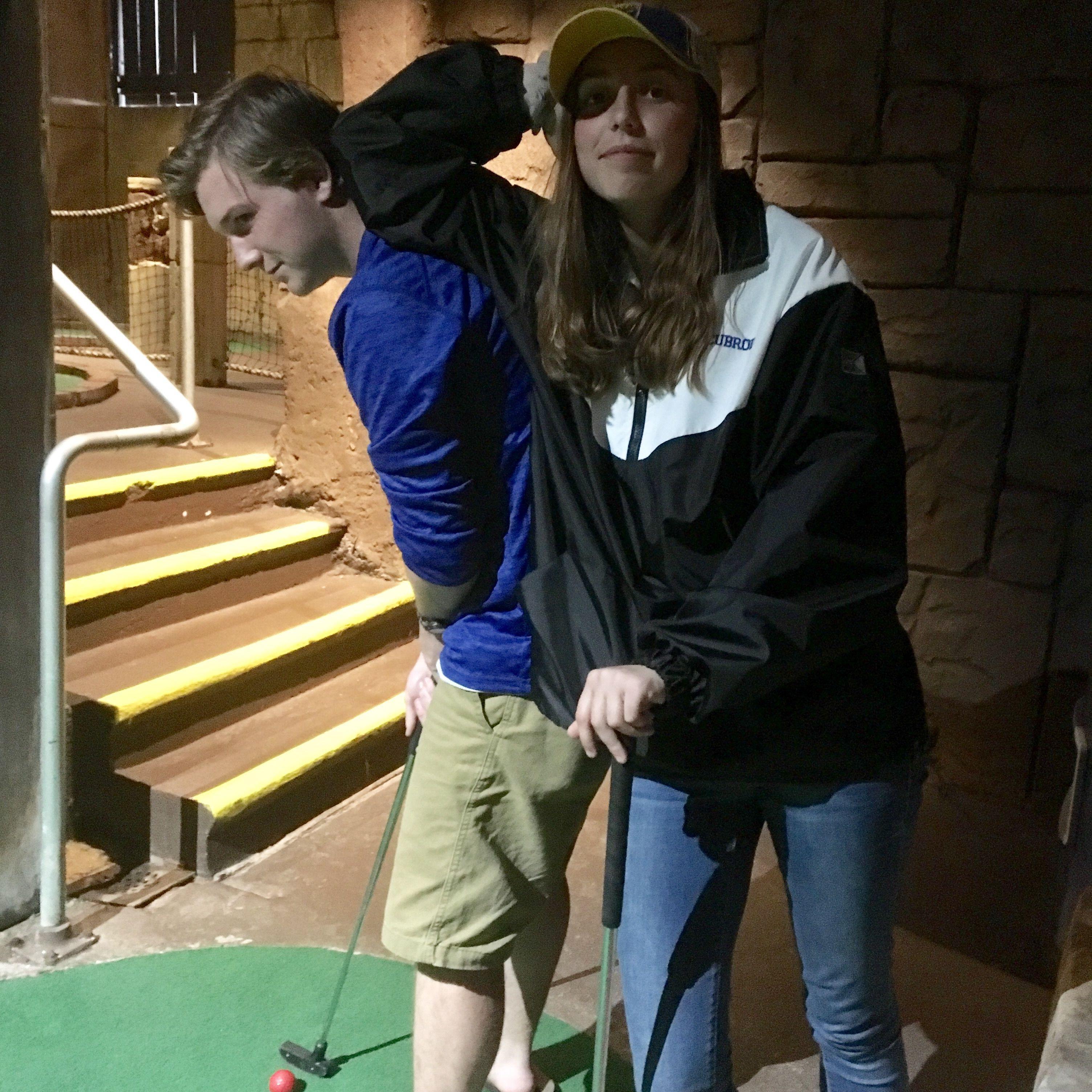 Jack's first attempt to ask Kayleigh out was thwarted by a third wheel during mini golf (points if you can guess who it was).