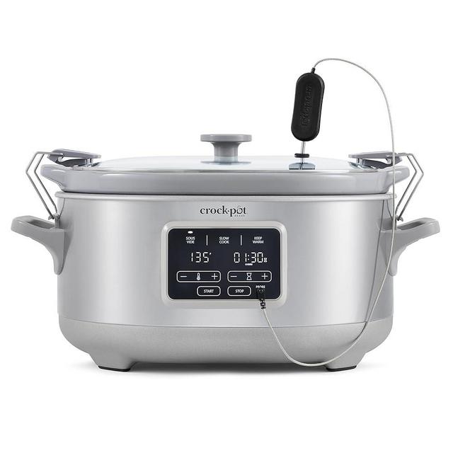 Crockpot™ 7-Quart Cook & Carry™ Slow Cooker with Sous Vide,Programmable, Stainless Steel